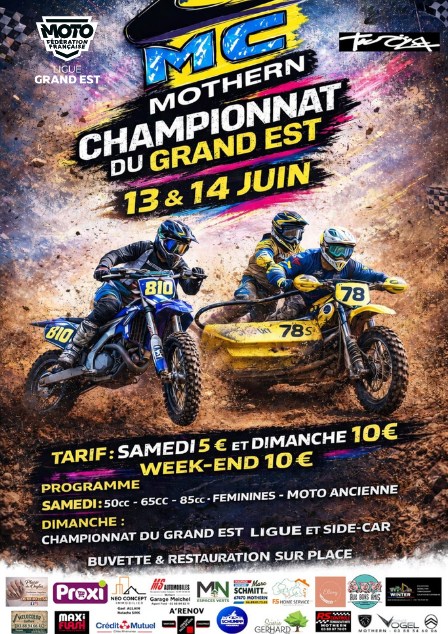 Championnat du Grand Est à MX Mothern